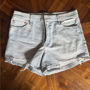 American Eagle Outfitters Light Blue Jean Shorts